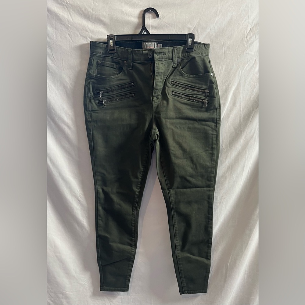 Torrid Olive Sky High Skinny Jeans
